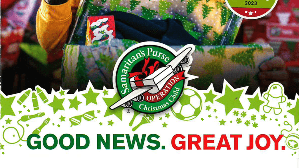 Operation Christmas Child promotion
