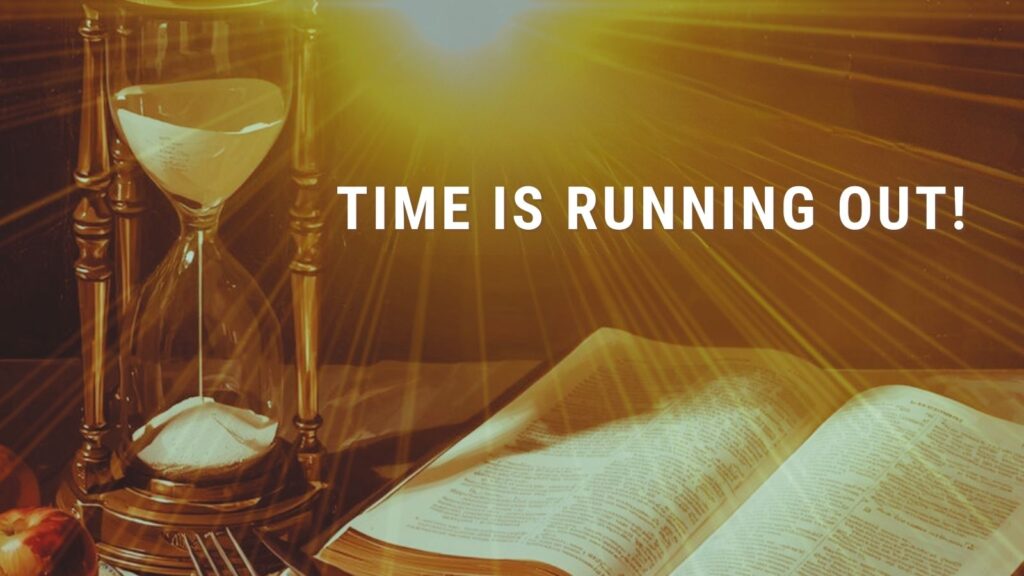 Time is running out cover page