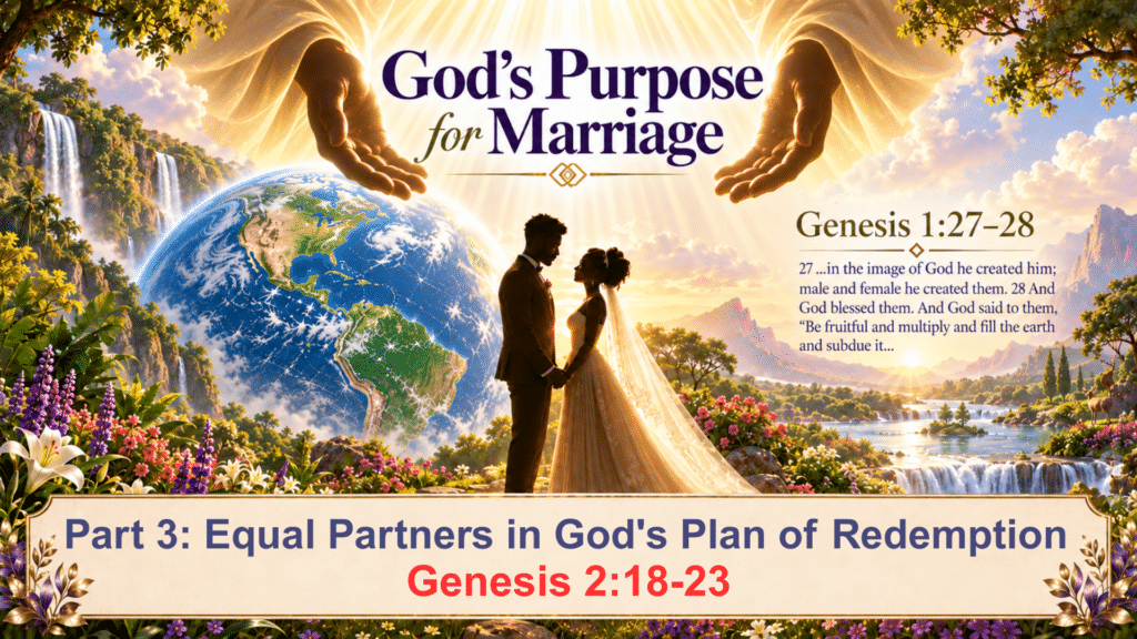 Part 3: Equal Partners in God’s Plan of Redemption